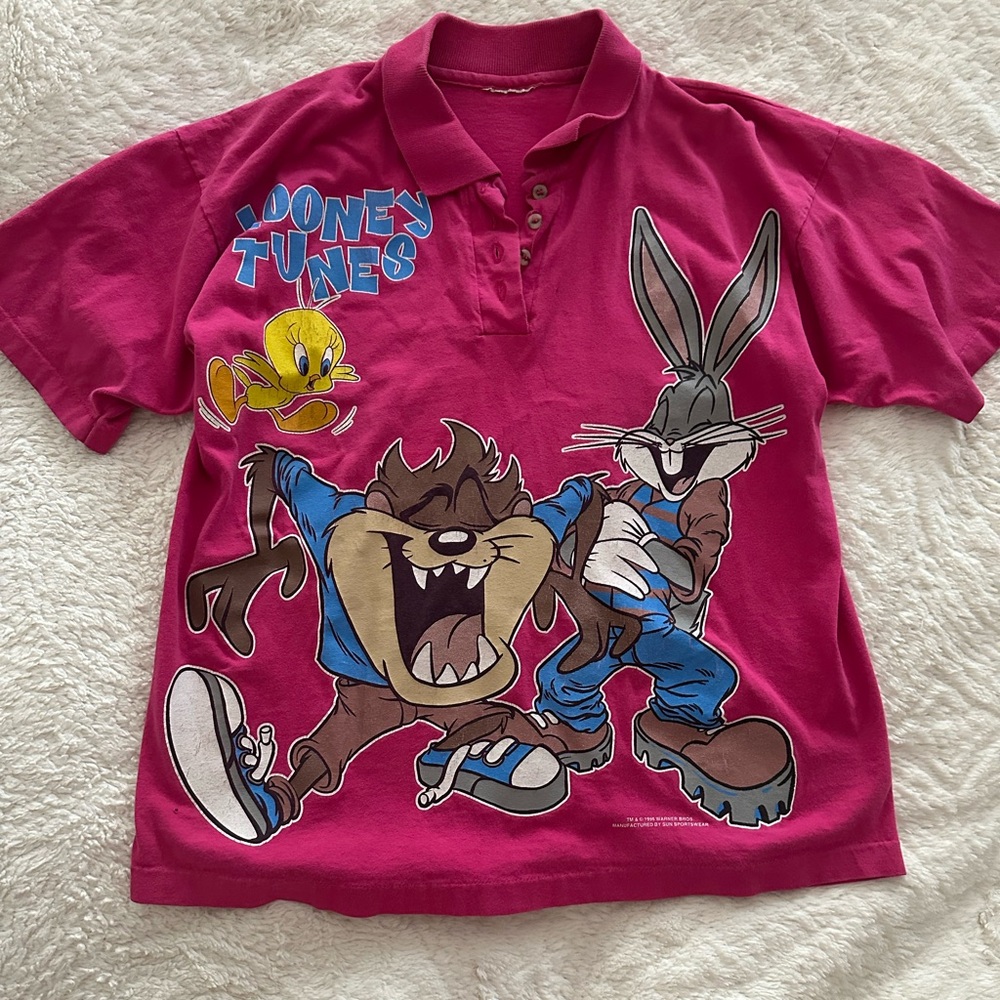 Vintage 1996 Looney Tunes Polo